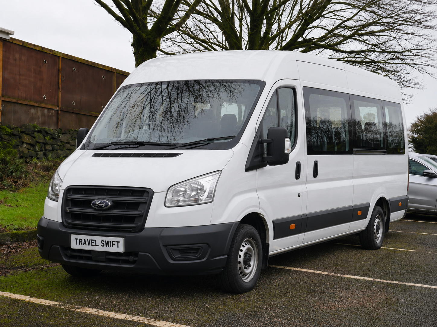 Standard private minibus representing the 10 to 16 seater category